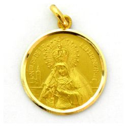 Medalla Oro 18kts Nuestra Sra De La Esperanza 22mm M1/11/50/22