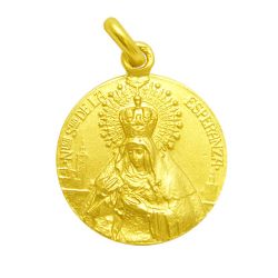 Medalla Oro 18kts Nuestra Sra De La Esperanza 25mm M1/1/50/25