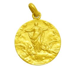 Medalla Oro 18kts Nuestra Sra De La Esperanza 25mm M1/1/81/25