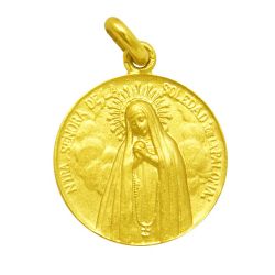 Medalla Oro 18kts Nuestra Sra De La Soledad 20mm M1/1/71/20