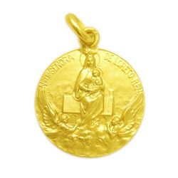 Medalla Oro 18kts Nuestra Sra De Loreto 20mm M1/1/33/20