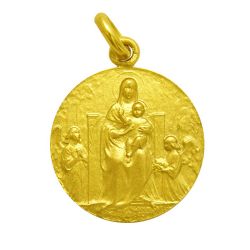 Medalla Oro 18kts Nuestra Sra De Los Angeles 20mm M1/1/39/20