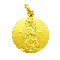 Medalla Oro 18kts Nuestra Sra De Los Desamparados 16mm M1/1/26/16