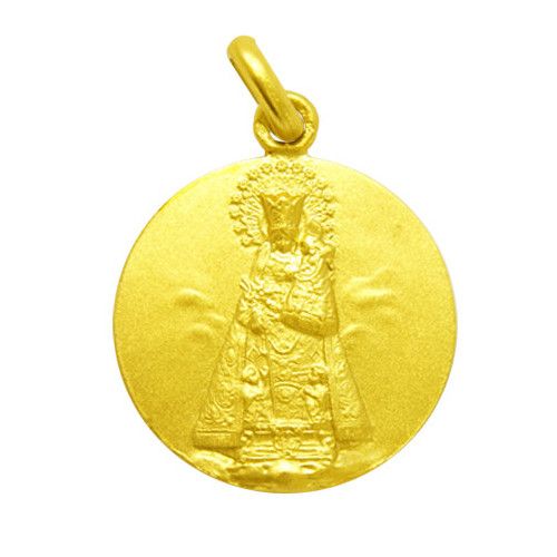 Medalla Oro 18kts Nuestra Sra De Los Desamparados 25mm M1/1/26/25