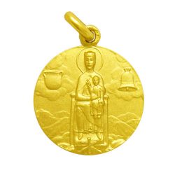 Medalla Oro 18kts Nuestra Sra De Nuria 20mm M1/1/34/20