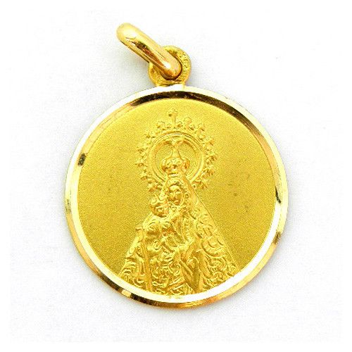 18kt Gold Medal Our Lady of the Sea 20mm M1/11/161/20
