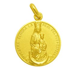 Medalla Oro 18kts Nuestra Sra Del Puy 16mm M1/1/164/16