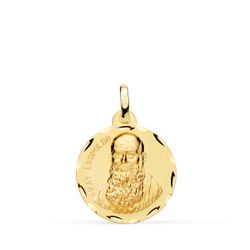 Medalla Oro 18kts P2875-318 Fray Leopoldo 18mm