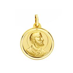 Medalla Oro 18kts P2876-118 San Francisco Javier 18mm
