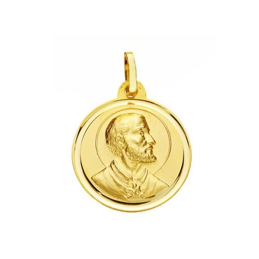 Medalla Oro 18kts P2876-118 San Francisco Javier 18mm