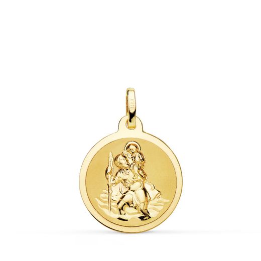 Medalla Oro 18kts P8090-820 San Cristobal 20mm
