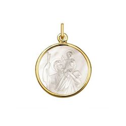 Medalla Oro 18kts San Cristóbal Argyor MRM 20mm (18)1269313NC-20mm Nacar