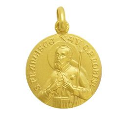 Medalla Oro 18kts San Francisco Javier 20mm M1/1/54/20