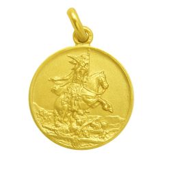 Medalla Oro 18kts San Jaime 20mm M1/1/32/20