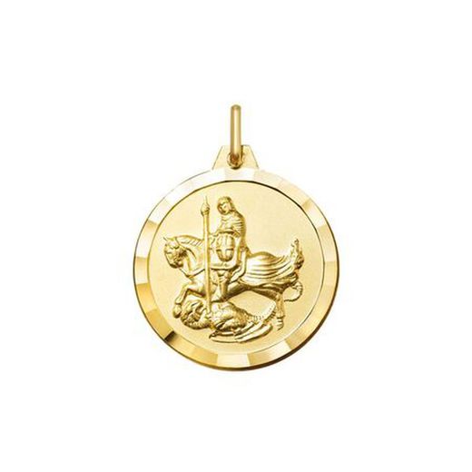 Medalla Oro 18kts San Jorge Argyor MRM 18mm (18)1000335 Bisel