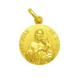 Medalla Oro 18kts San Juan De Dios 16mm M1/1/195/16