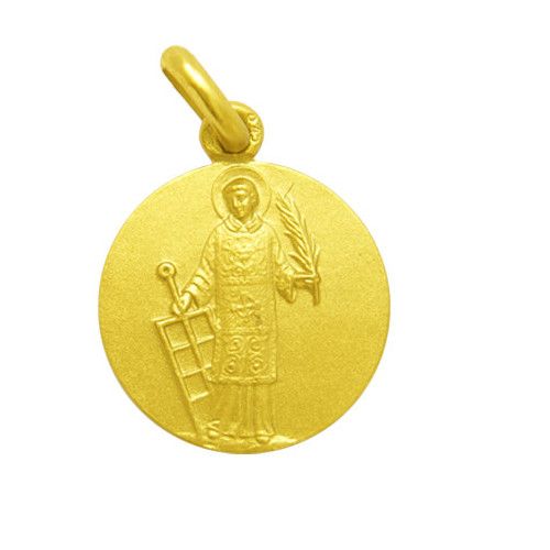 Médaille d'or 18 carats San Lorenzo 16 mm M1/1/28/16