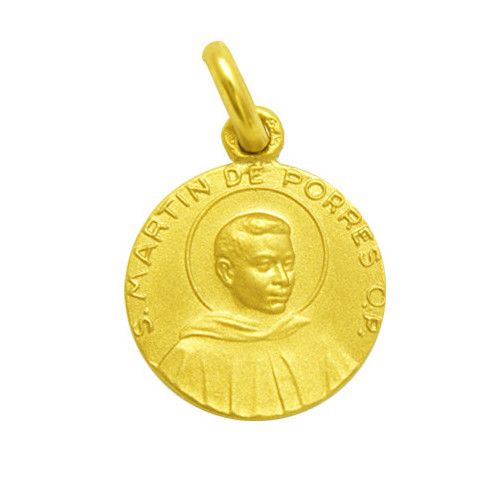 Medalla Oro 18kts San Martin De Porres 16mm M1/1/193/16