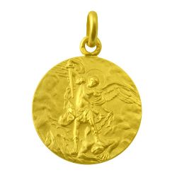 Medalla Oro 18kts San Miguel Arcangel 16mm M1/1/79/16