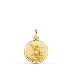 Medalla Oro 18kts San Miguel P8079-114 14mm