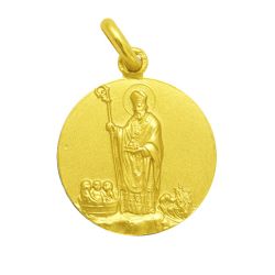 Medalla Oro 18kts San Nicolas De Bari 18mm M1/1/38/18