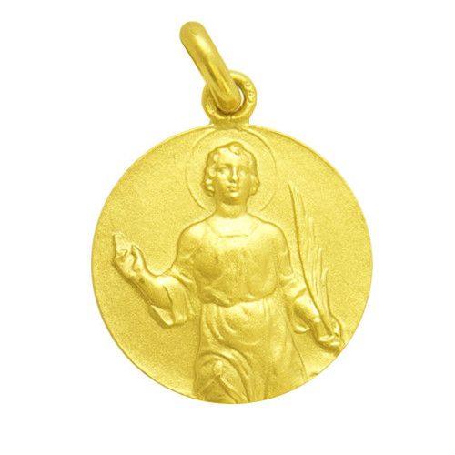 Medalla Oro 18kts San Pancracio 16mm M1/1/24/16