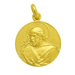 Medalla Oro 18kts San Pedro 16mm M1/1/46/16