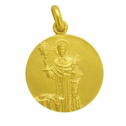 Medalla Oro 18kts San Ramón 16mm M1/1/66/16