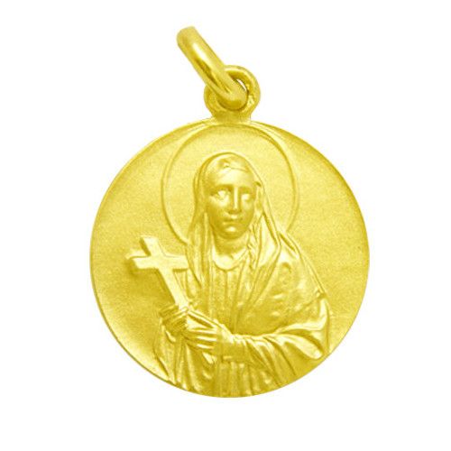 18kt Gold Medal Saint Helena 22mm M1/1/86/22