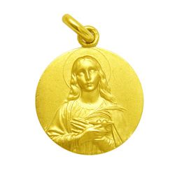 Medalla Oro 18kts Santa Lucia 20mm M1/1/91/20
