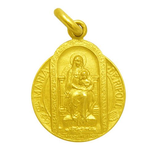 Medalla Oro 18kts Santa Maria De Ripoll 20mm M1/1/95/20