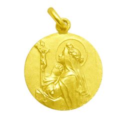 Medalla Oro 18kts Santa Rosa 16mm M1/1/36/16