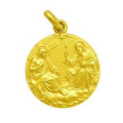 Medalla Oro 18kts Santisima Trinidad 20mm M1/1/106/20