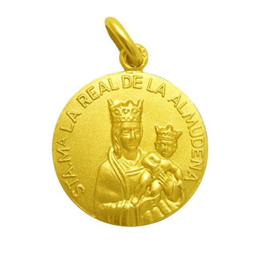 18kt Gold Medal Virgin Begoña 18mm M1/1/162/18