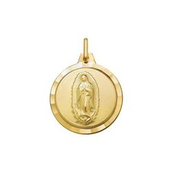 Medalla Oro 18kts Virgen De Guadalupe Argyor MRM 18mm (18)1000255-18mm Bisel
