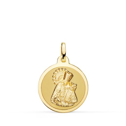 Medalla Oro 18kts Virgen de los Desamparados 16mm P3100-816