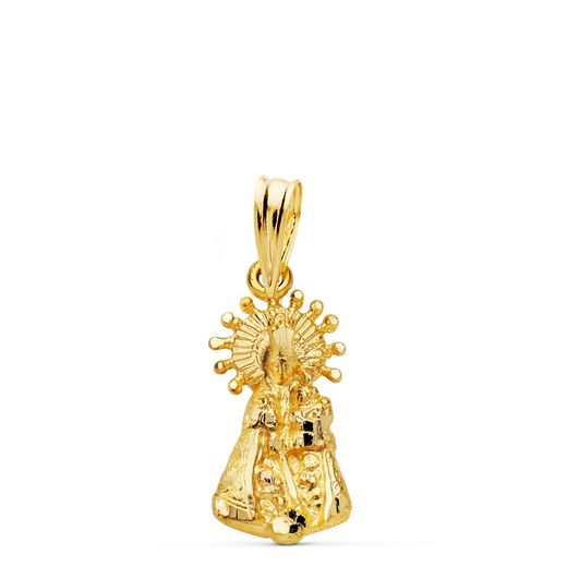 Medalla Oro 18kts Virgen de los Desamparados 17x9mm P3096-317