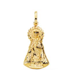 Medalla Oro 18kts Virgen de los Desamparados 26x15mm P3097-325