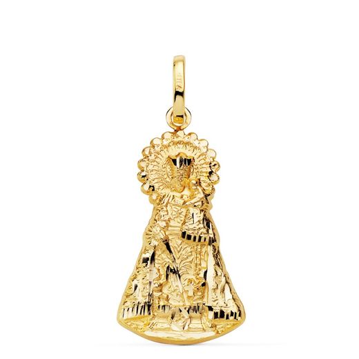 Medalla Oro 18kts Virgen de los Desamparados 26x15mm P3097-325