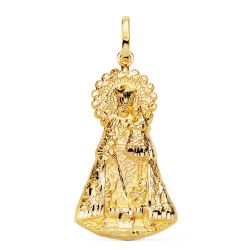Medalla Oro 18kts Virgen de los Desamparados 33x18mm P3097-330