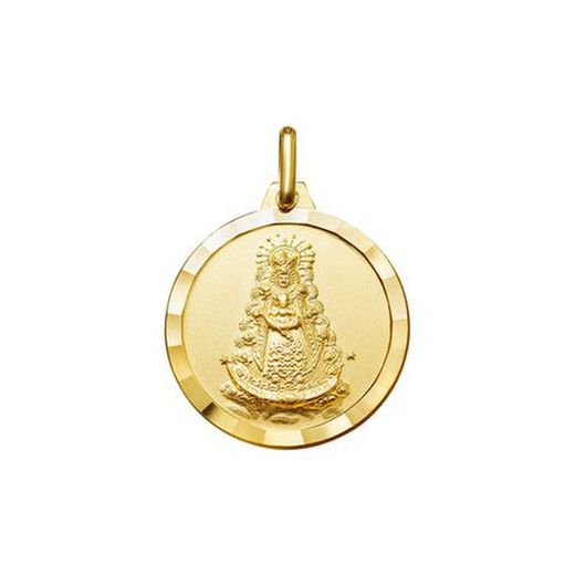 18kt Gold Medal Virgin of Rocio Argyor MRM 18mm (18)1000219-18mm Bezel