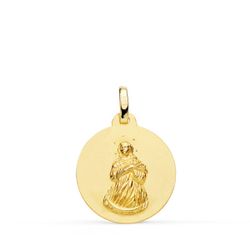 Medalla Oro 18kts Virgen Inmaculada 18mm P8065-018