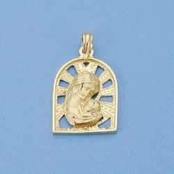 Medalla Oro 18kts Virgen Madre 23x15mm 26000079