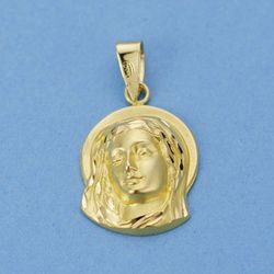 Medalla Oro 18kts Virgen Maria 19x14mm 26000766