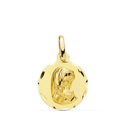 18kts Gold Medal Virgin Girl 14mm 26000322