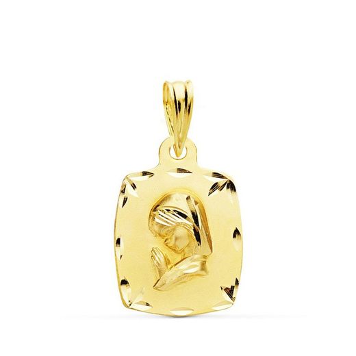 Medaglia d'oro 18k Ragazza Vergine 19x14mm 26000333