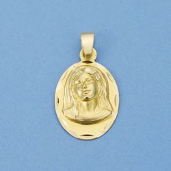 Medalla Oro 18kts Virgen Niña 23x14mm 26000770