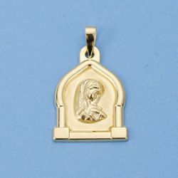 Medalla Oro 18kts Virgen Niña 24x17mm 26000774