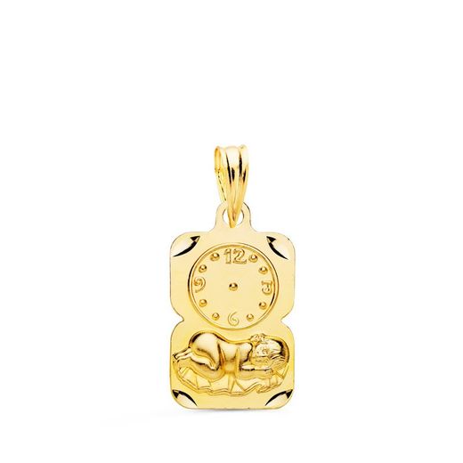 9 karat guldmedalje 19x11 mm 9K260342 Tidens barn