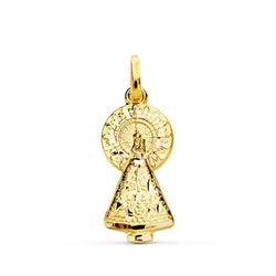 Medalla Oro 9kts 25x11mm 9K260972 Virgen Del Pilar